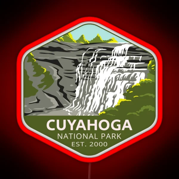 Cuyahoga Valley National Park RGB Neon Sign