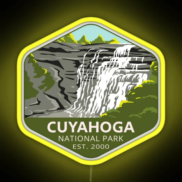 Cuyahoga Valley National Park RGB Neon Sign