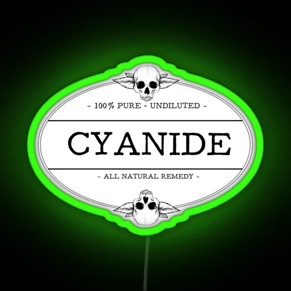 Cyanide RGB Neon Sign