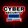 Cyber Security Expert Loading Cybersecurity Funny Gift Text Quotes RGB Neon Sign - Image 2