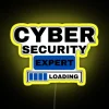 Cyber Security Expert Loading Cybersecurity Funny Gift Text Quotes RGB Neon Sign - Image 5