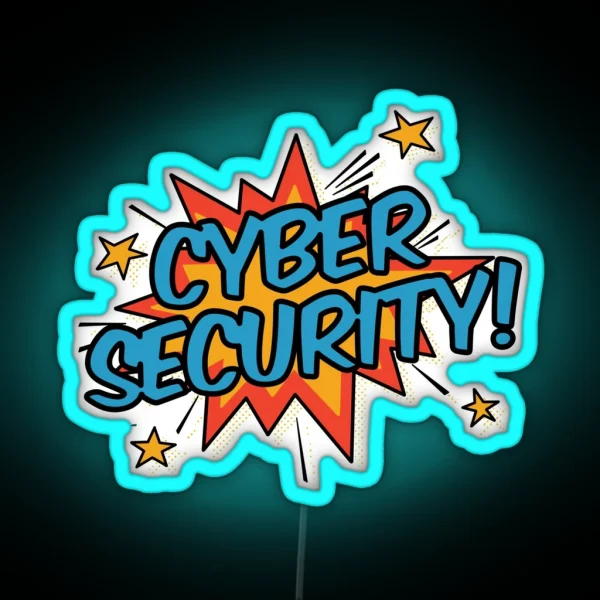 Cyber Security RGB Neon Sign