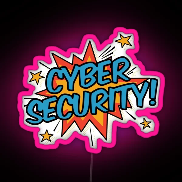 Cyber Security RGB Neon Sign
