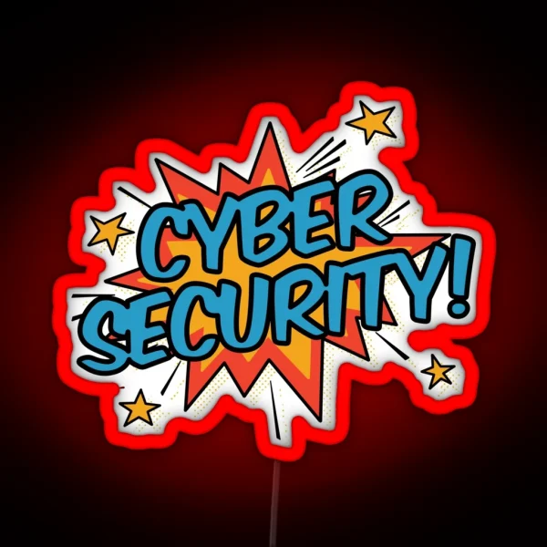 Cyber Security RGB Neon Sign