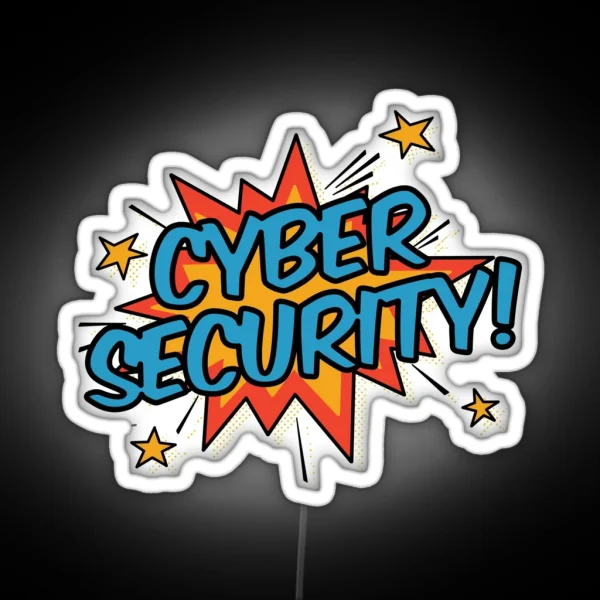 Cyber Security RGB Neon Sign