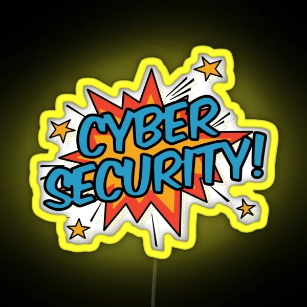 Cyber Security RGB Neon Sign