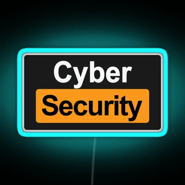 Cyber Security RGB Neon Sign