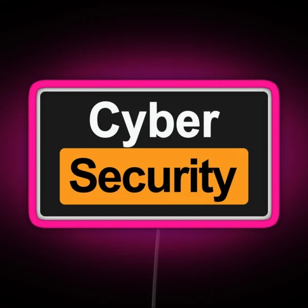 Cyber Security RGB Neon Sign