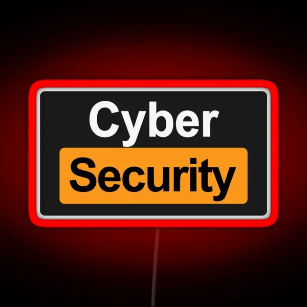 Cyber Security RGB Neon Sign