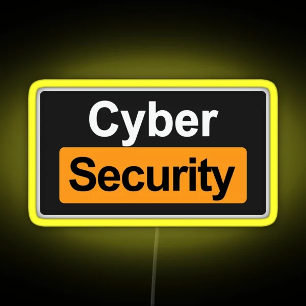 Cyber Security RGB Neon Sign