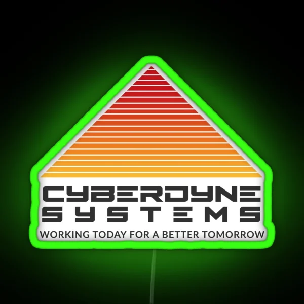 Cyberdine Systems Terminator Led RGB Neon Sign