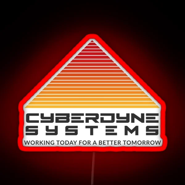 Cyberdine Systems Terminator Led RGB Neon Sign