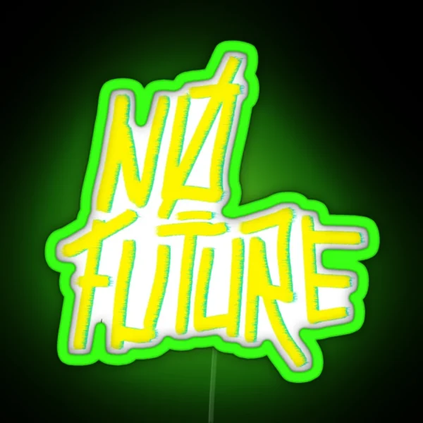 Cyberpunk No Future Graffiti RGB Neon Sign