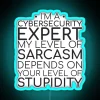 Cybersecurity Expert Sarcasm Cybersecurity RGB Neon Sign - Image 3