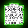 Cybersecurity Expert Sarcasm Cybersecurity RGB Neon Sign - Image 4