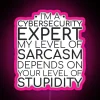 Cybersecurity Expert Sarcasm Cybersecurity RGB Neon Sign - Image 6
