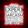 Cybersecurity Expert Sarcasm Cybersecurity RGB Neon Sign - Image 2