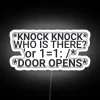 Cybersecurity Knock Cybersecurity RGB Neon Sign