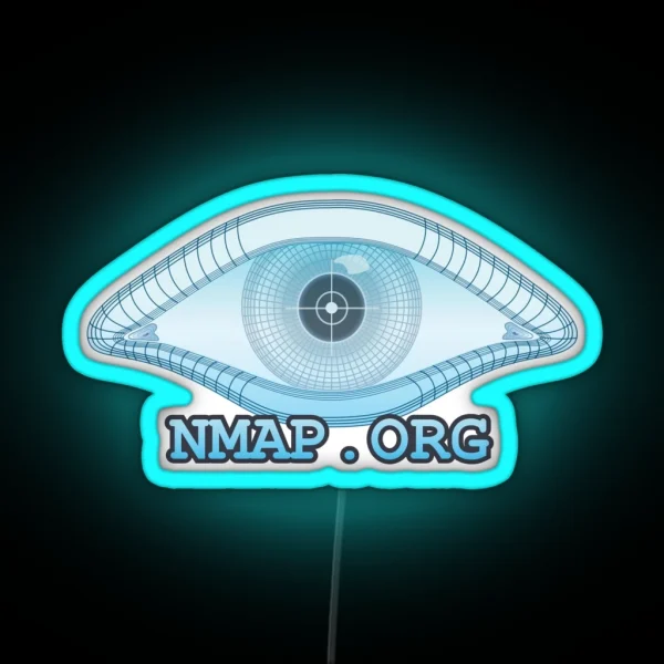 Cybersecurity Nmap Logo RGB Neon Sign