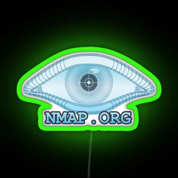 Cybersecurity Nmap Logo RGB Neon Sign