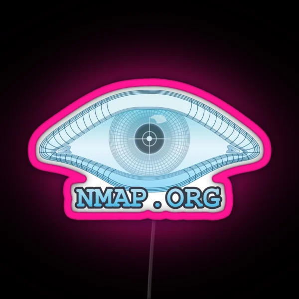 Cybersecurity Nmap Logo RGB Neon Sign