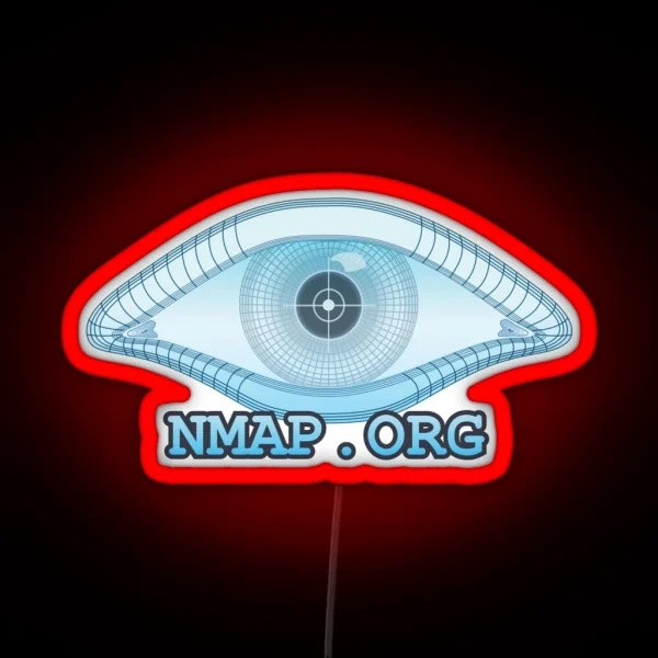 Cybersecurity Nmap Logo RGB Neon Sign
