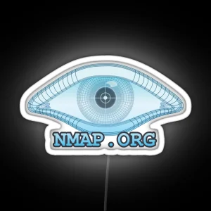 Cybersecurity Nmap Logo RGB Neon Sign