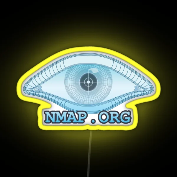 Cybersecurity Nmap Logo RGB Neon Sign