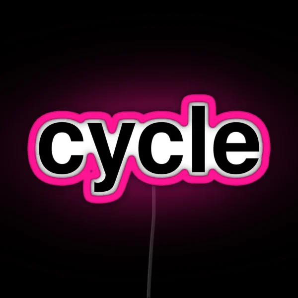 Cycle RGB Neon Sign