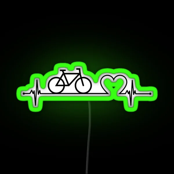 Cycling Is Life RGB Neon Sign