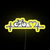 Cycling Is Life RGB Neon Sign - Image 5