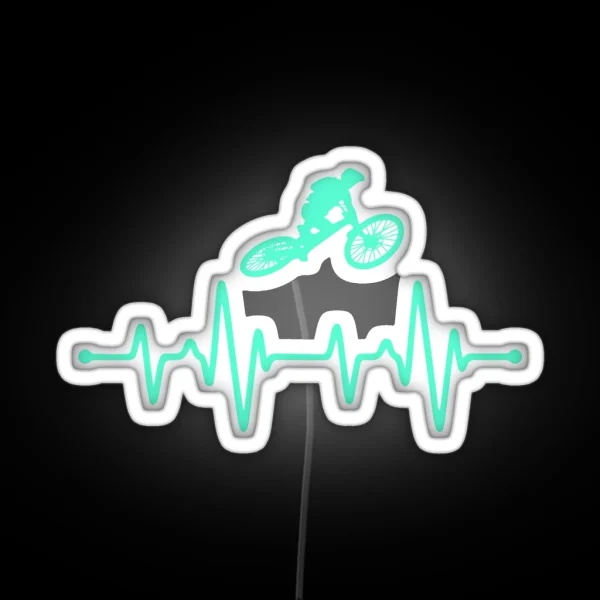 Cycling Mountain Bike Frequency RGB Neon Sign