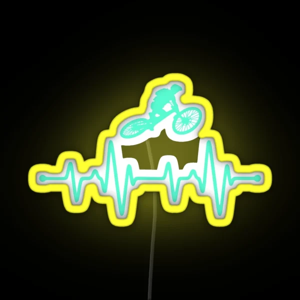 Cycling Mountain Bike Frequency RGB Neon Sign