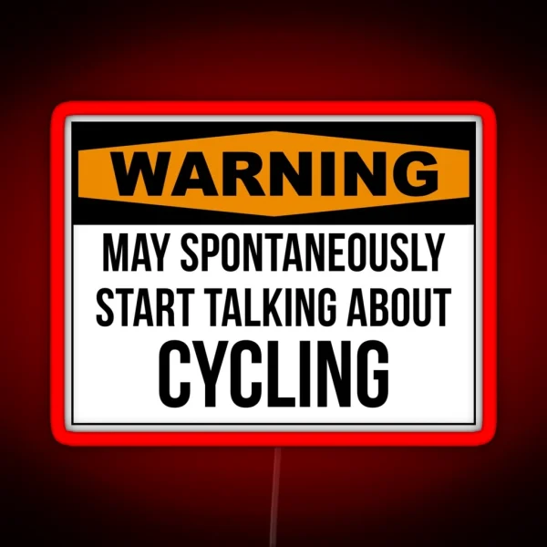 Cycling RGB Neon Sign
