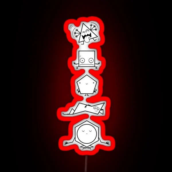 Cycloalkane Stability RGB Neon Sign