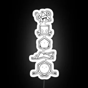 Cycloalkane Stability RGB Neon Sign