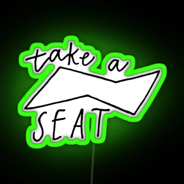 Cyclohexane Chair RGB Neon Sign
