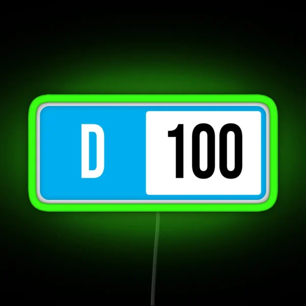 D 100 Forza Motorsport Horizon Performance Index RGB Neon Sign