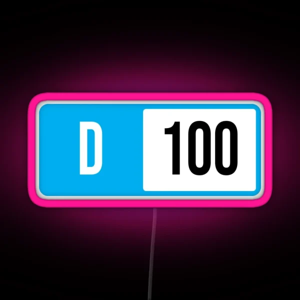 D 100 Forza Motorsport Horizon Performance Index RGB Neon Sign