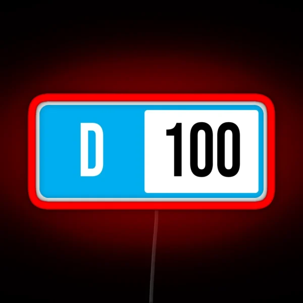 D 100 Forza Motorsport Horizon Performance Index RGB Neon Sign