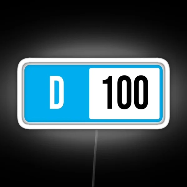 D 100 Forza Motorsport Horizon Performance Index RGB Neon Sign