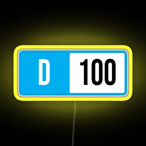 D 100 Forza Motorsport Horizon Performance Index RGB Neon Sign