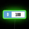 D 100 Forza Performance Index RGB Neon Sign - Image 4