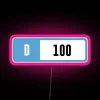 D 100 Forza Performance Index RGB Neon Sign