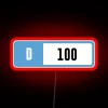D 100 Forza Performance Index RGB Neon Sign - Image 2