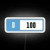 D 100 Forza Performance Index RGB Neon Sign - Image 5