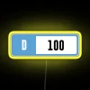 D 100 Forza Performance Index RGB Neon Sign - Image 6
