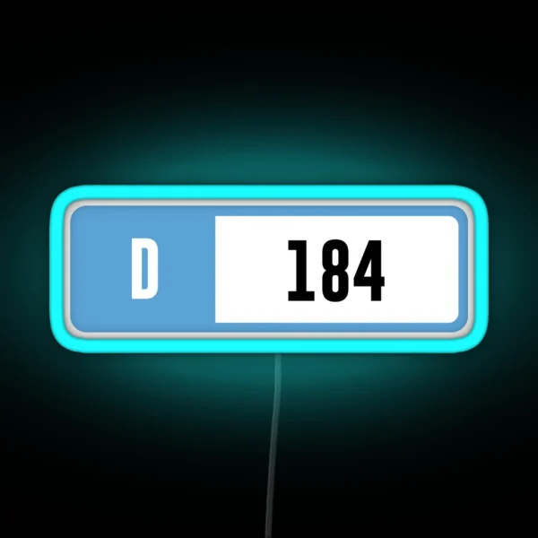 D 184 Forza Performance Index RGB Neon Sign