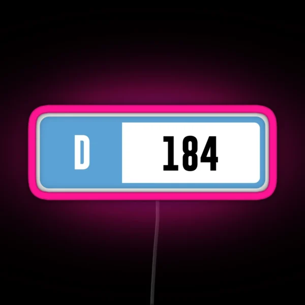 D 184 Forza Performance Index RGB Neon Sign