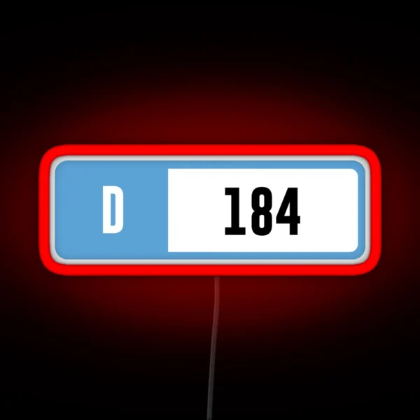D 184 Forza Performance Index RGB Neon Sign